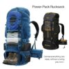Impulse rucksack bags 75 litres travel bag for men tourist bag for travel backpack for hiking trekking Bag for men camping thames blue bag with 1 Year Warranty