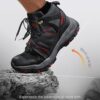 ASIAN Men's Everest-21 Sports Trekking & Hiking,Walking Hi-Neck Shoes with Rubber Outsole & Memory Foam Insole Lace-Up Shoes for Men's & Boy's