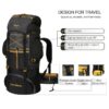 Impulse rucksack bags 75 litres travel bag for men tourist bag for travel backpack for hiking trekking Bag for men camping thames blue bag with 1 Year Warranty